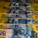 Bundled Australian Fifty Dollar Notes